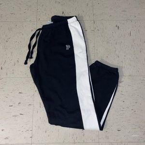 PINK black & white Elastic Sweats